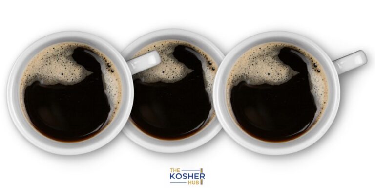 kosher coffee in a cup