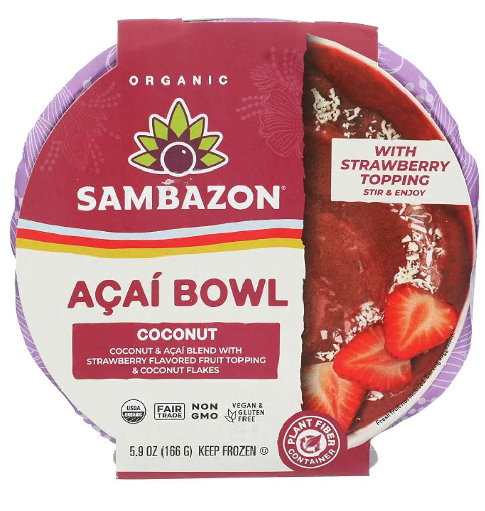 Coconut Strawberry Swirl Acai Bowl — kosher acai bowl for breakfast