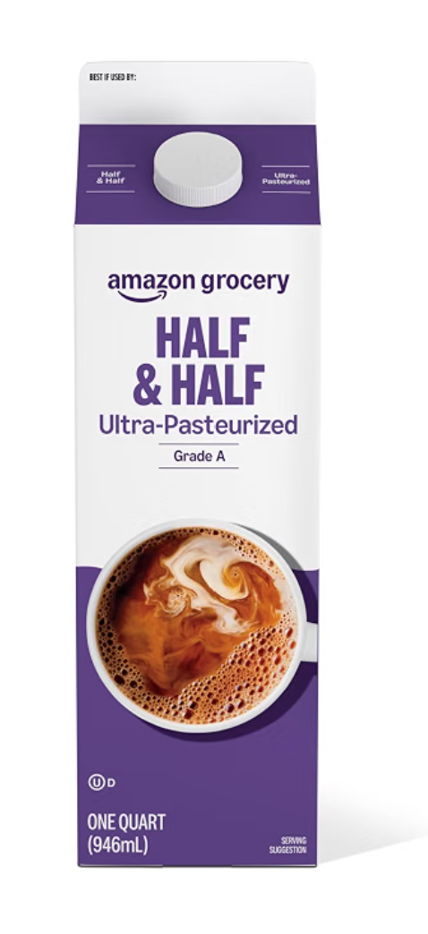 Amazon Grocery Half & Half — kosher dairy milk on Amazon