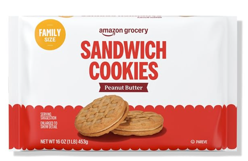 Amazon Grocery Peanut Butter Sandwich Cookies — budget kosher cookies on Amazon