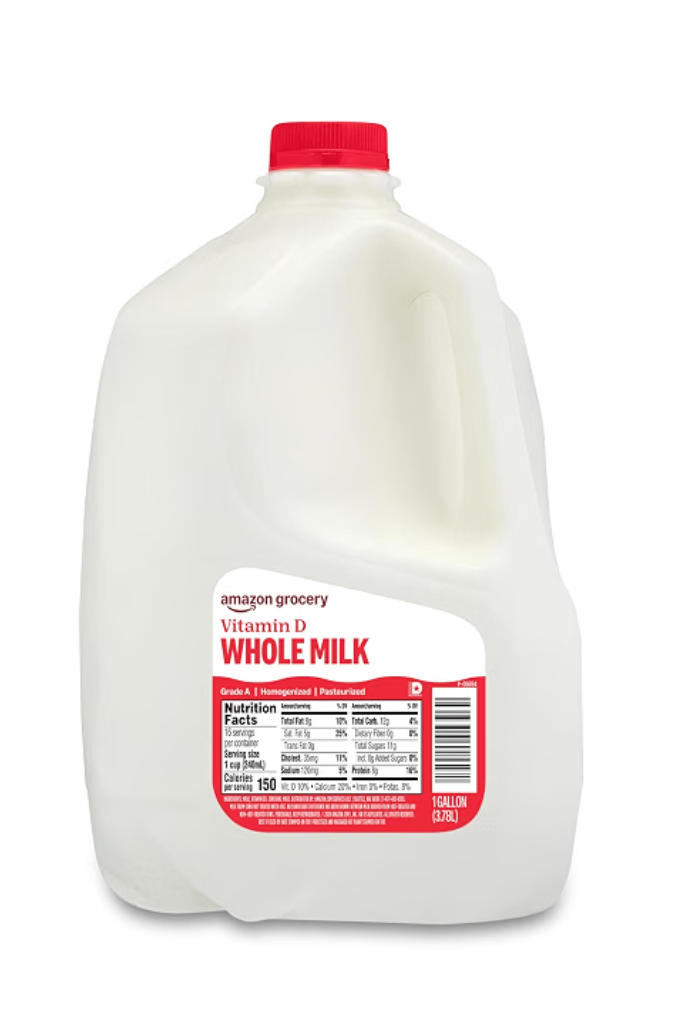 Amazon Grocery Whole Milk — kosher dairy milk on Amazon