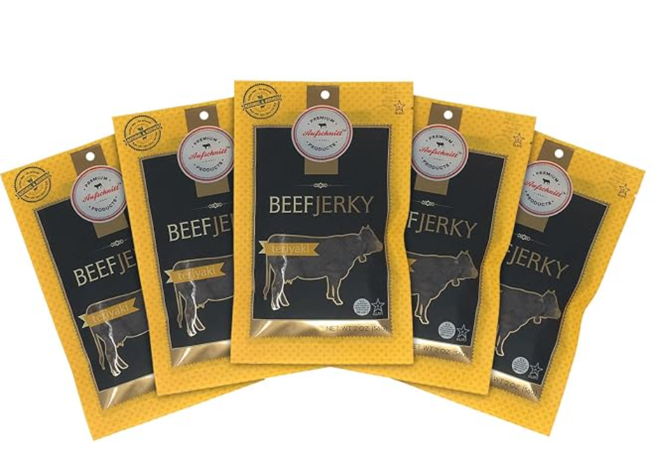 Aufschnitt Beef Jerky Teriyaki — kosher beef jerky snack
