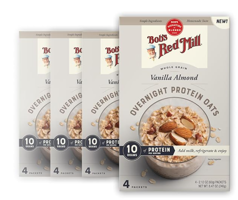Bob's Red Mill Vanilla Almond Oats — kosher hot oats for breakfast