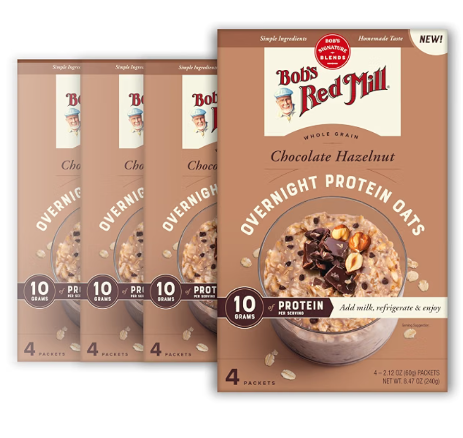 Bob's Red Mill Chocolate Overnight Oats — kosher hot oats for breakfast