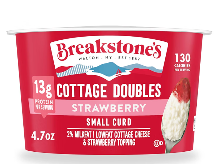 Breakstone's Strawberry Cottage Cheese — OU kosher certified dairy