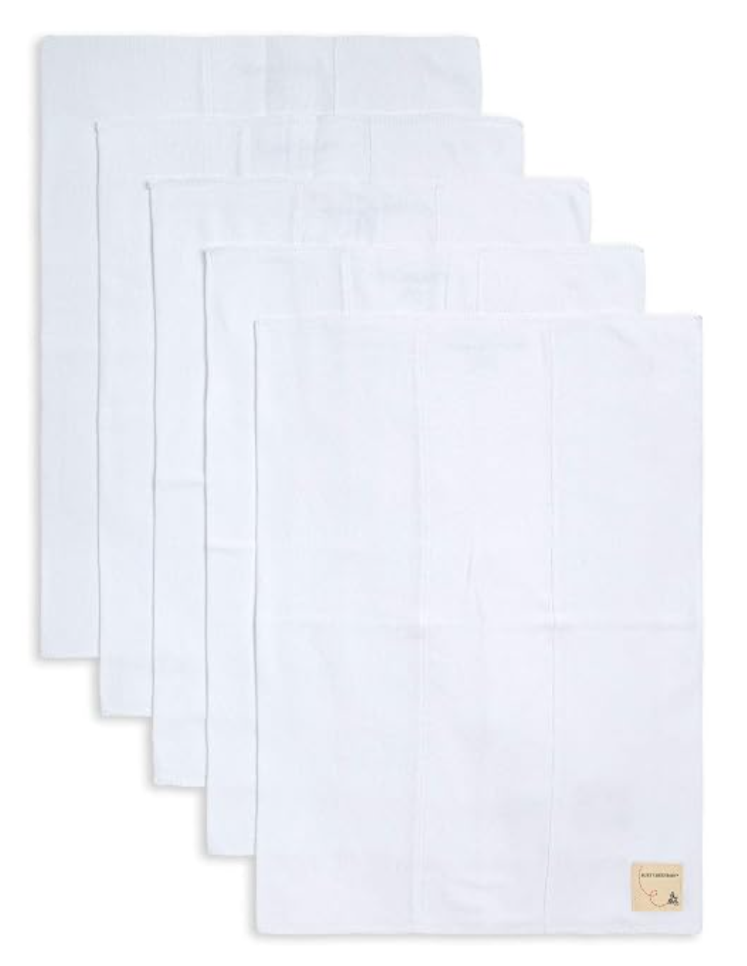 Burt's Bees Baby Burp Cloths White