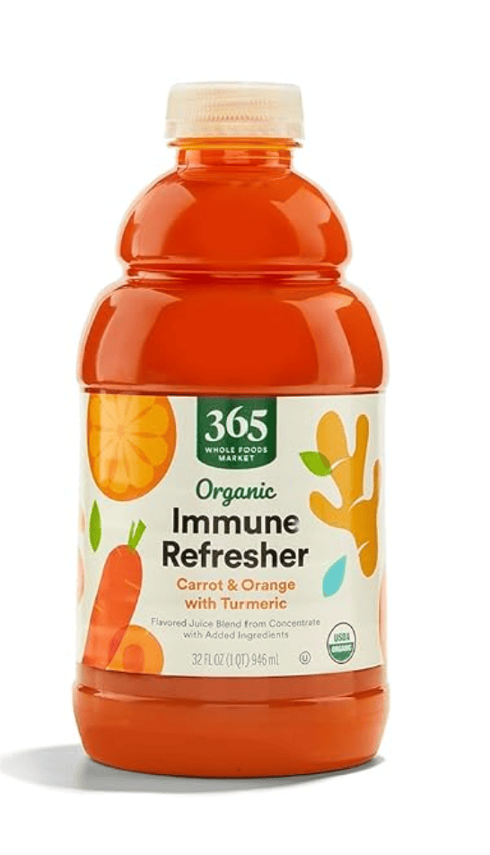 365 by Whole Foods Market Carrot and Orange Juice — kosher orange juice blend on Amazon
