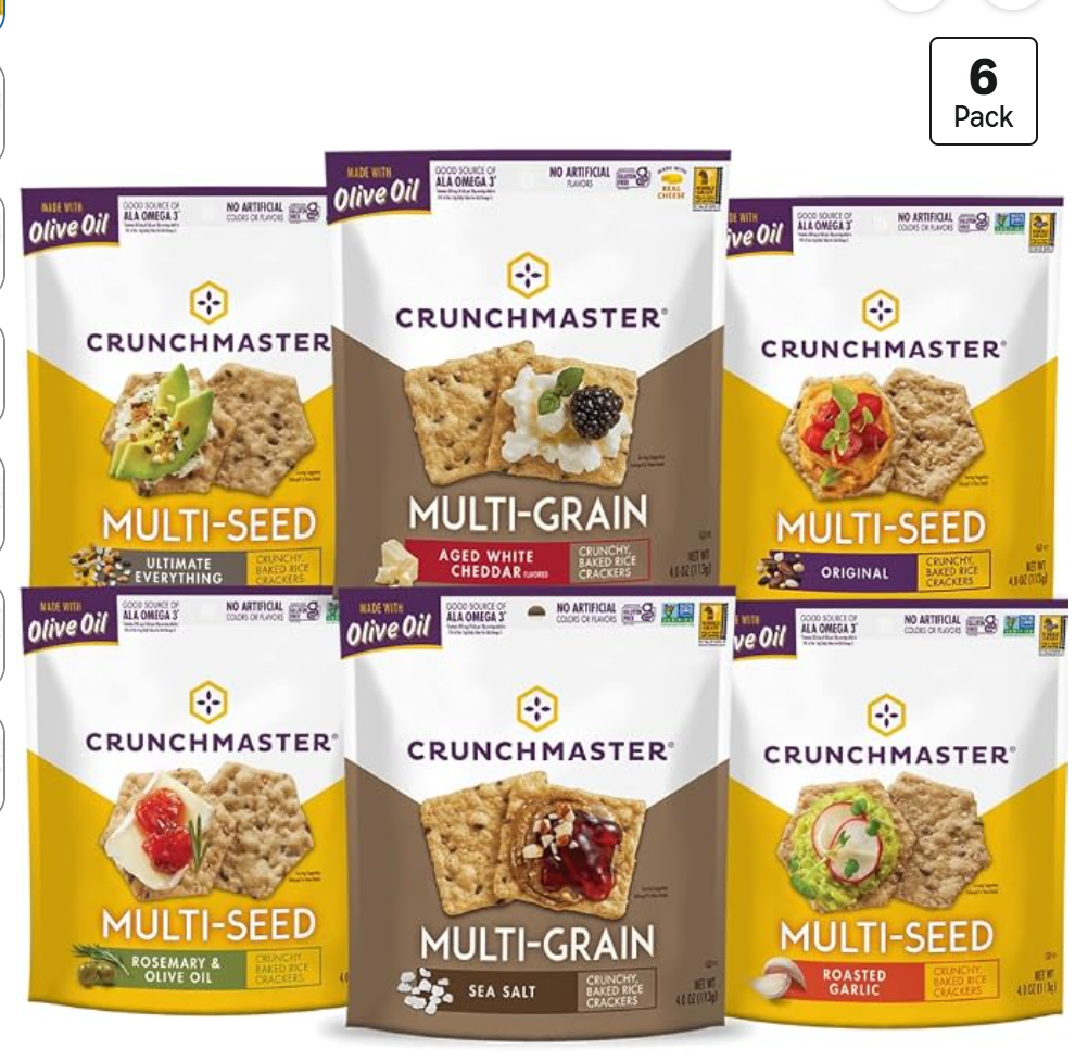Crunchmaster Multiseed Multigrain Crackers — kosher crackers