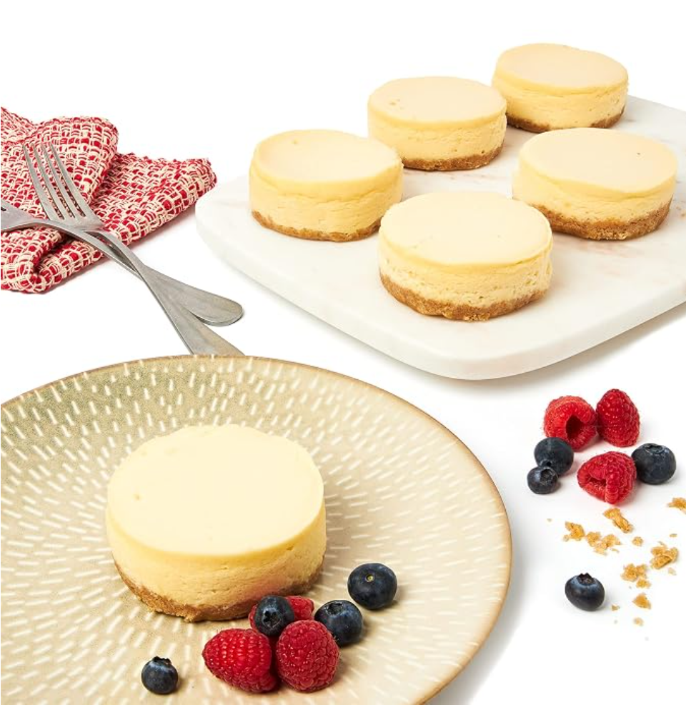David's Cookies Mini New York Cheesecakes — kosher dairy cheesecake