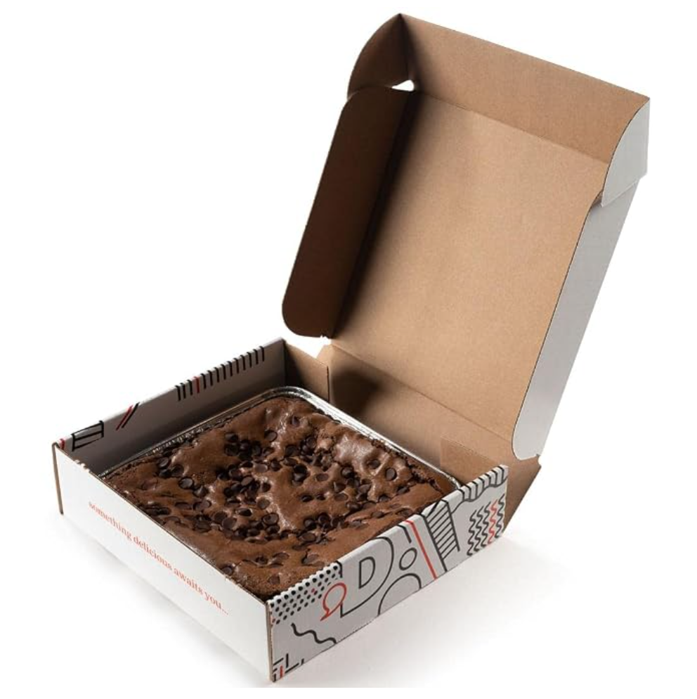 David's Cookies Brownie Cake — kosher birthday cake