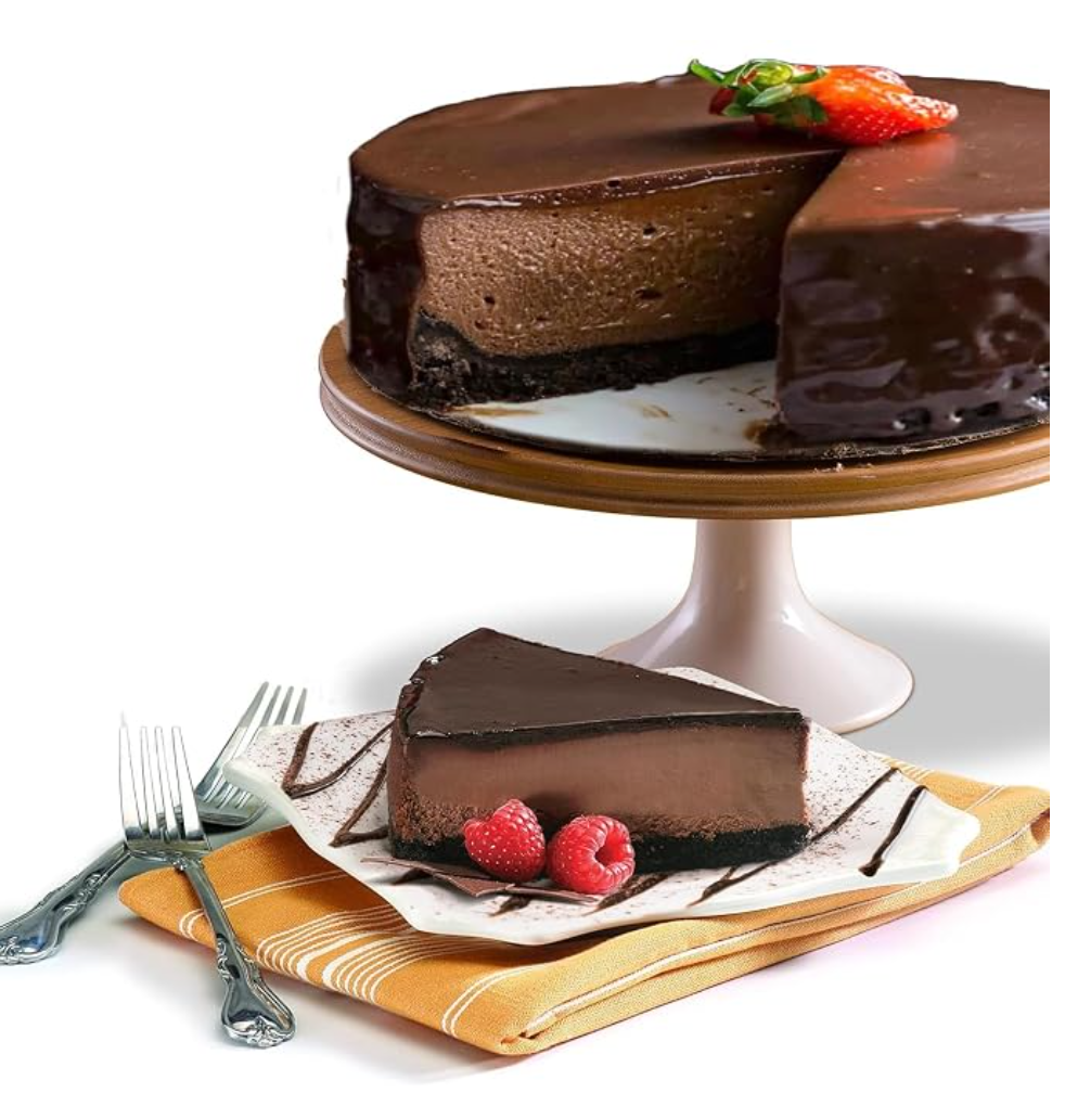 David's Cookies Triple Chocolate Cheesecake — kosher dairy cheesecake