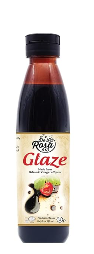 De La Rosa Balsamic Glaze — kosher for Passover balsamic glaze for drizzling