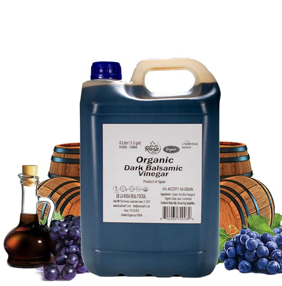 De La Rosa Organic Dark Balsamic Vinegar — kosher balsamic vinegar, rich everyday flavor
