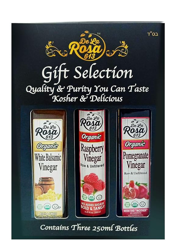 De La Rosa Kosher Vinegar Gift Pack — kosher balsamic vinegar gift set