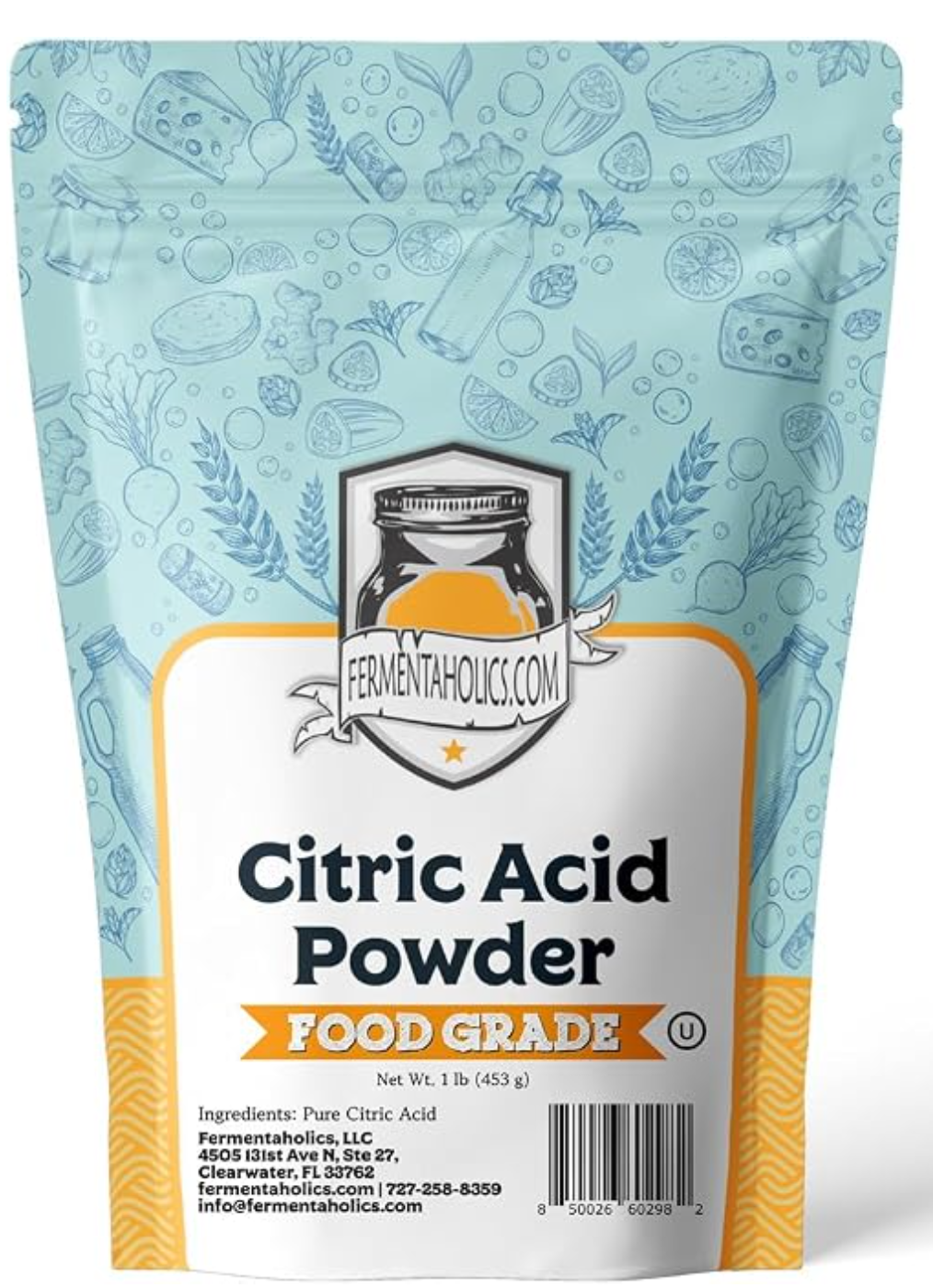 Fermentaholics Food Grade Citric Acid — kosher baking and canning
