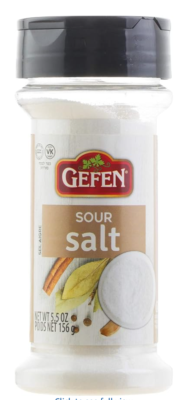Gefen Sour Salt Citric Acid — kosher baking