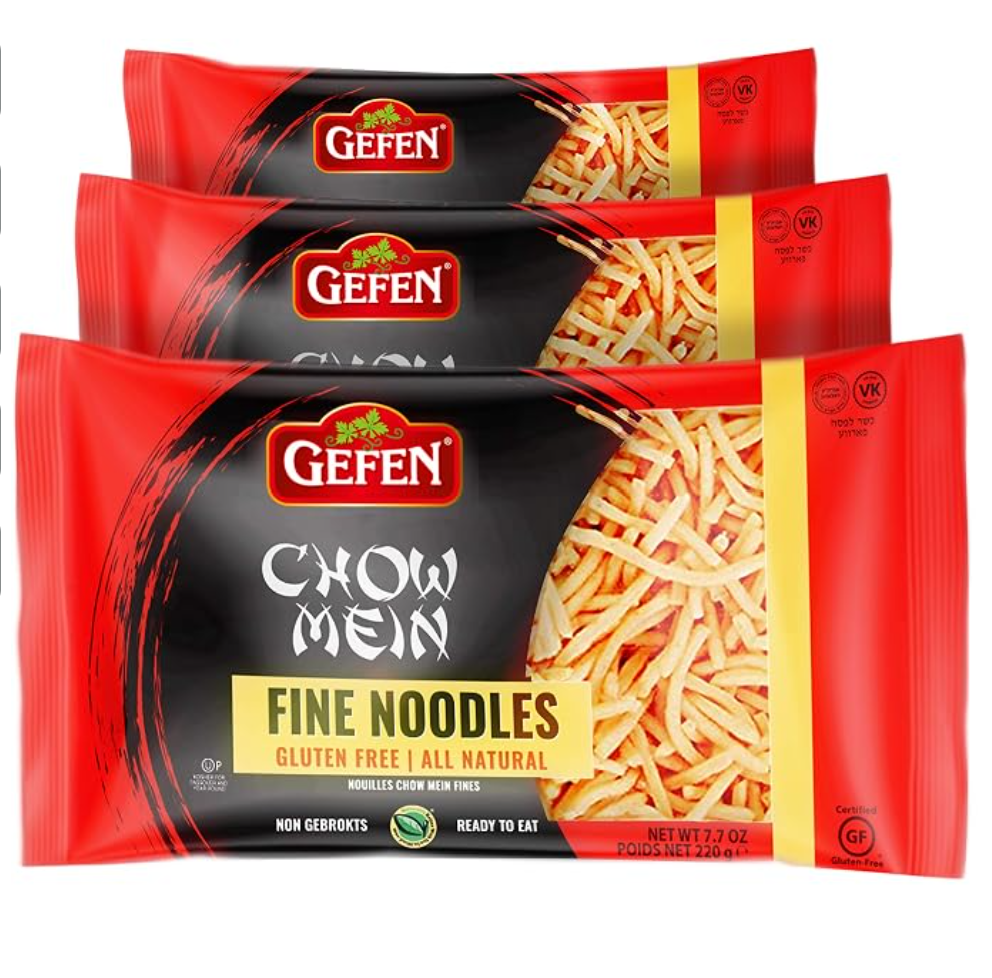 Gefen Gluten Free Chow Mein Fine Noodles — kosher gluten-free noodles on Amazon