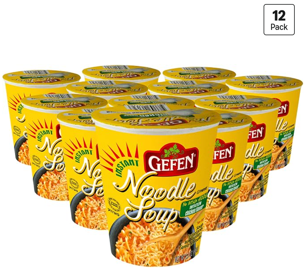 Gefen Instant Noodle Soup Cup — kosher noodles on Amazon