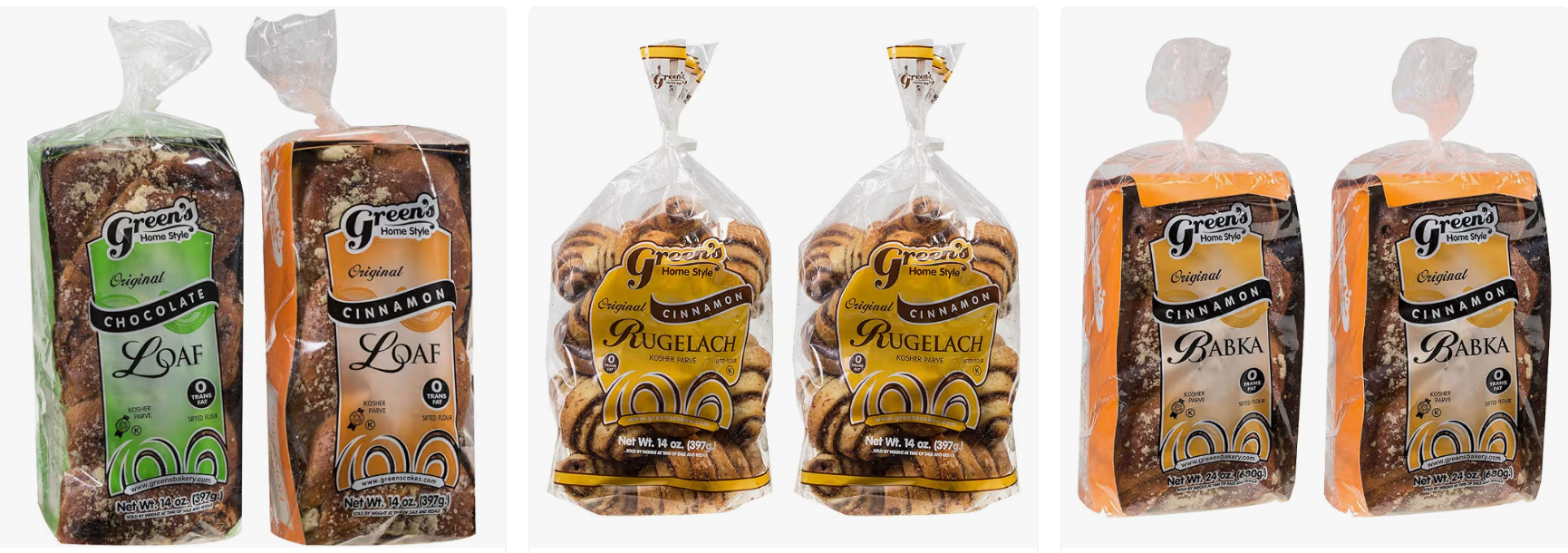 Sterns Bakery — Shop kosher cinnamon rolls and pastries on Amazon