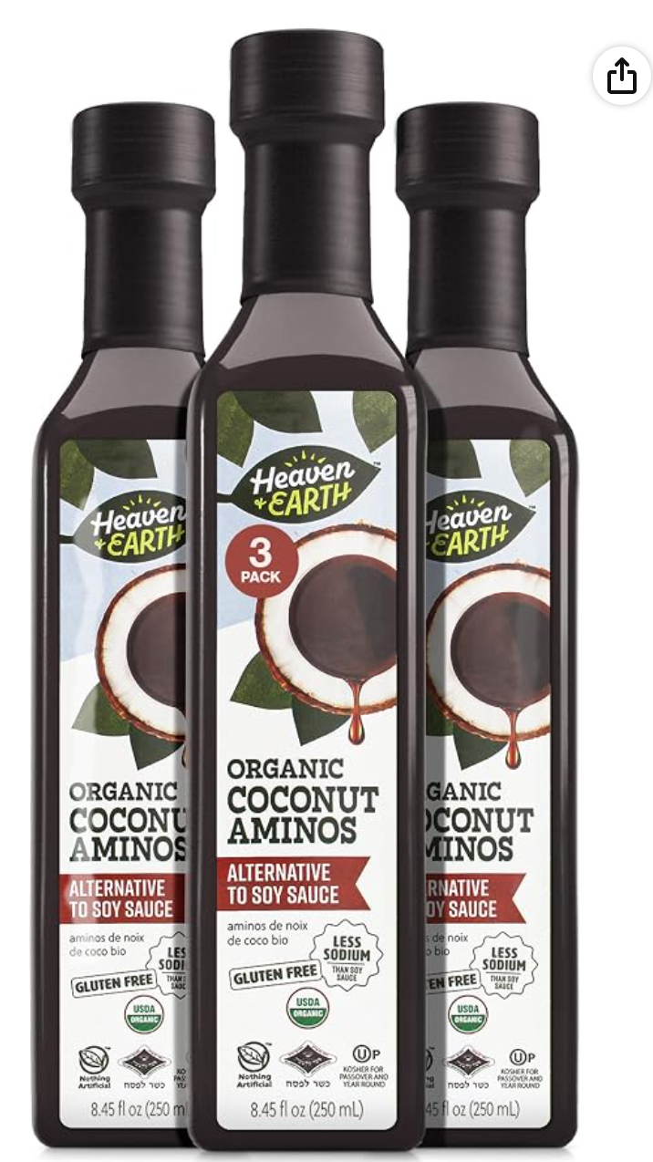 Heaven and Earth Organic Coconut Aminos — kosher for Passover