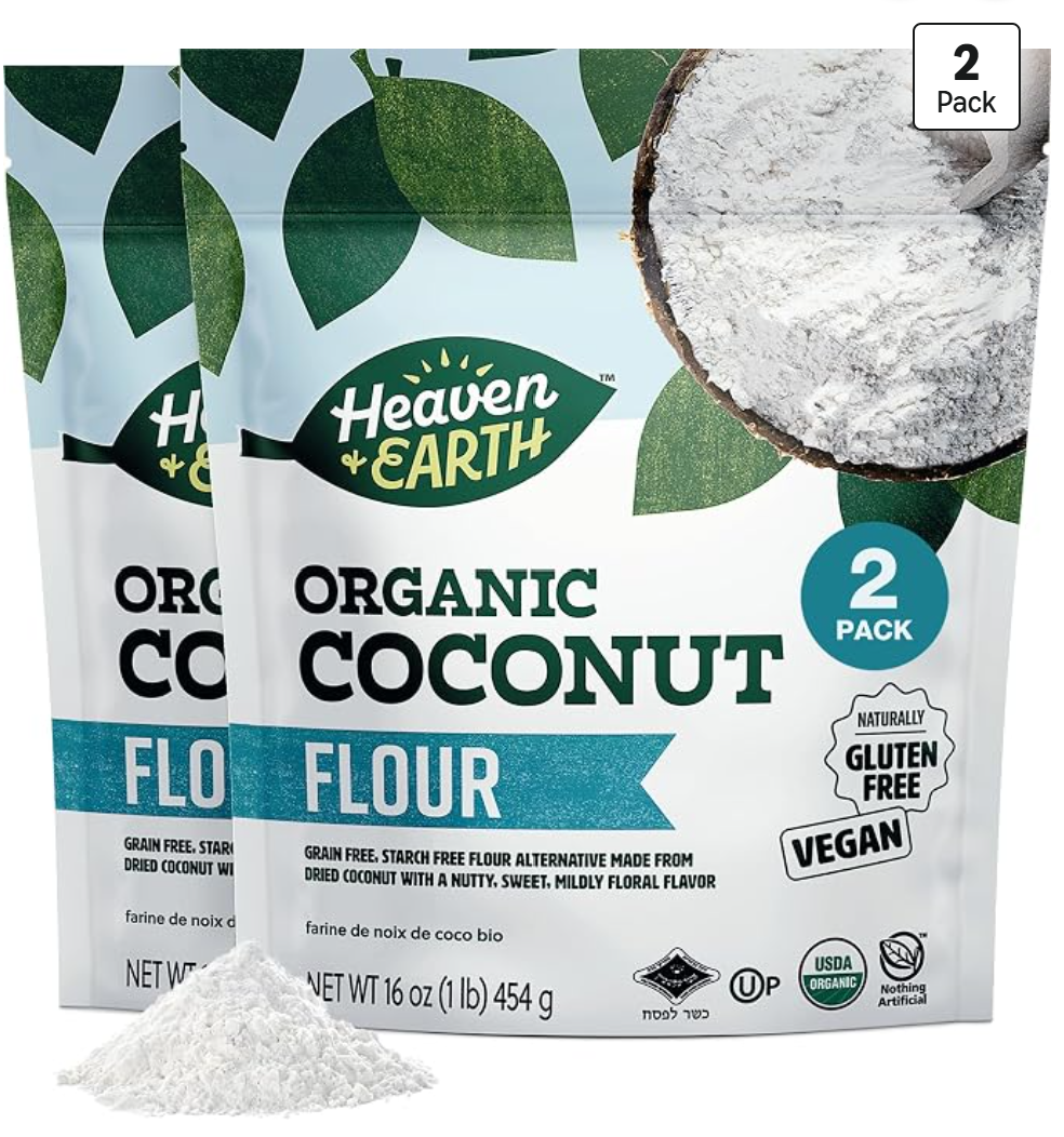 Heaven & Earth Organic Coconut Flour — kosher for Passover