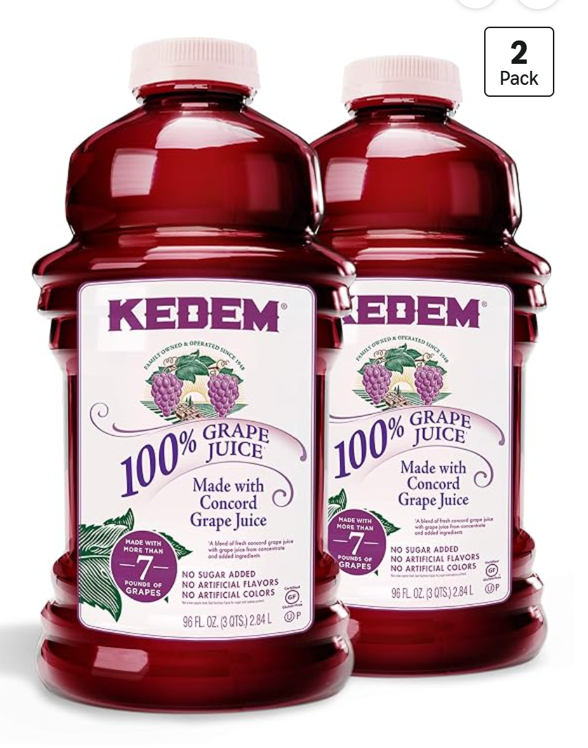 Kedem Concord Grape Juice — kosher for Passover grape juice
