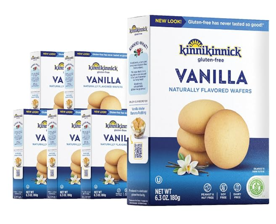 Kinnikinnick Gluten Free Vanilla Wafers — gluten free kosher cookies on Amazon
