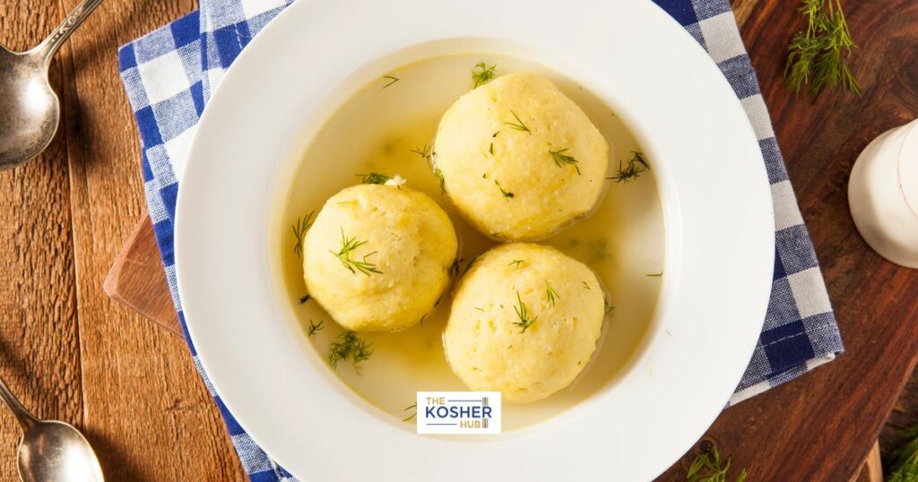 Kosher for Passover Matzo ball soup