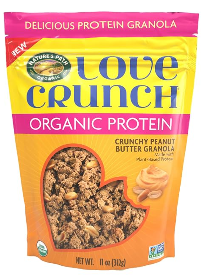 Love Crunch Organic Peanut Butter Protein Granola kosher