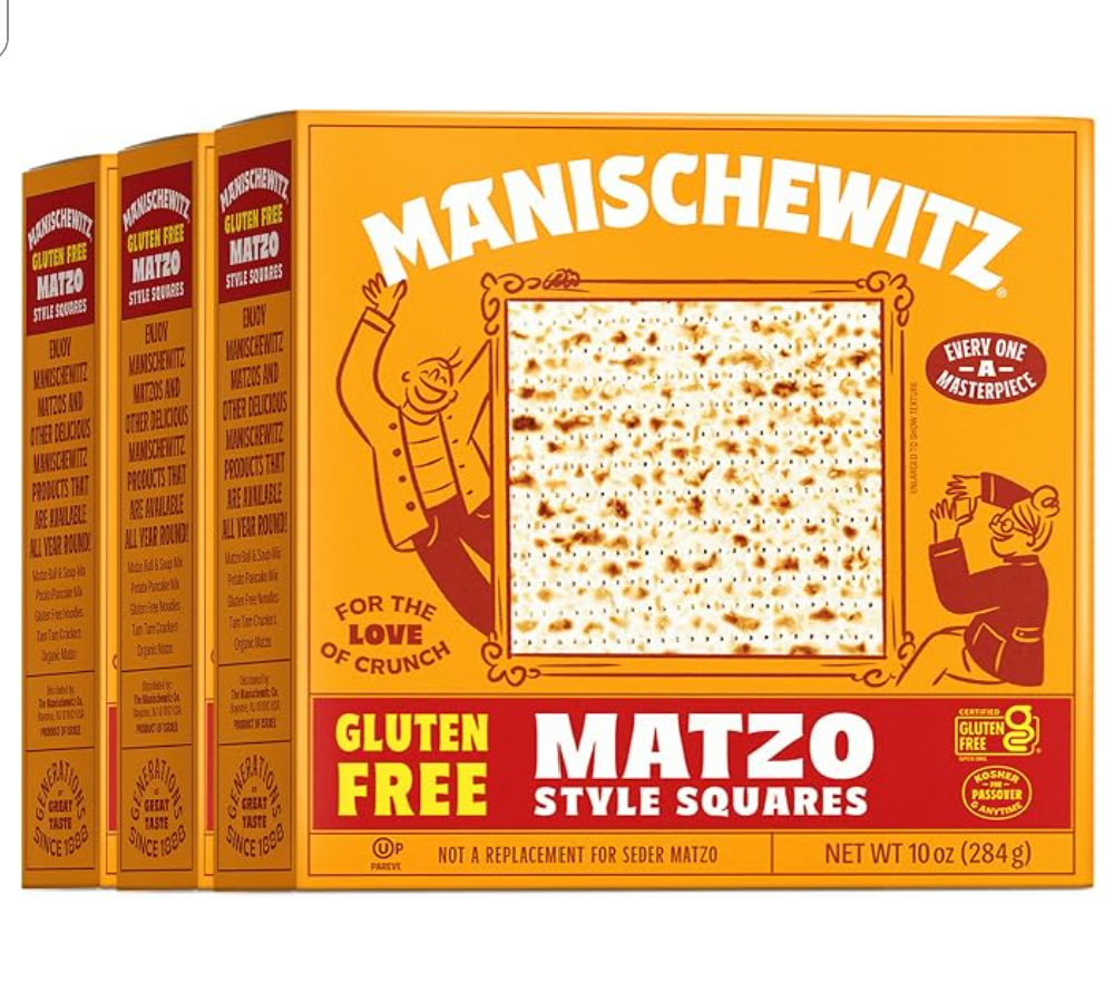 Manischewitz Gluten-Free Matzo-Style Squares — kosher for Passover gluten-free matzah