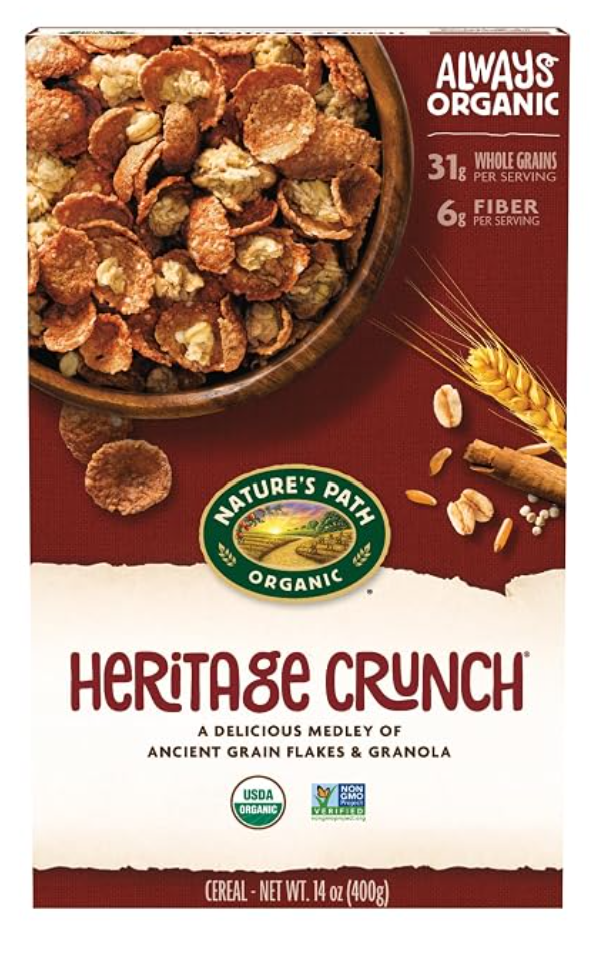 Nature's Path Organic Heritage Crunch kosher cereal