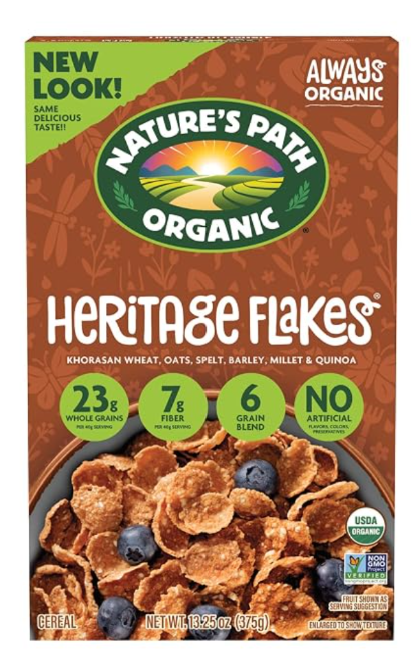 Nature's Path Organic Heritage Flakes kosher cereal