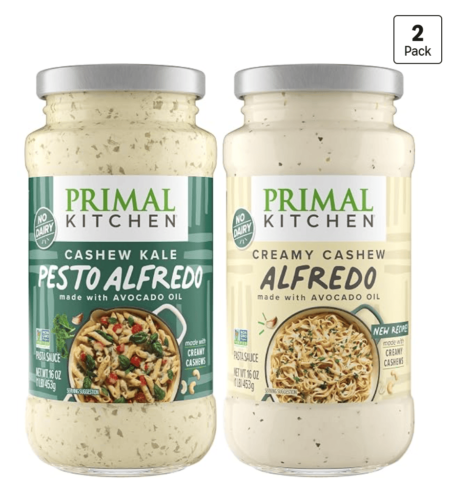 Primal Kitchen No-Dairy Alfredo Sauce — kosher pareve vegan pasta sauce