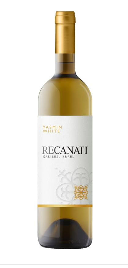 Recanati Yasmin White Blend — kosher white wine blend from the Galilee