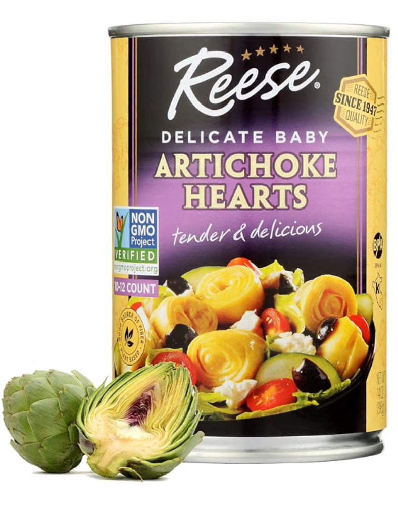 Reese Baby Artichoke Hearts — kosher baby artichoke hearts