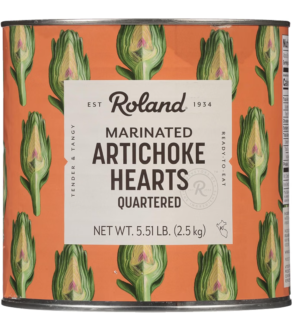 Roland Foods Marinated Quartered Artichoke Hearts — kosher marinated artichokes