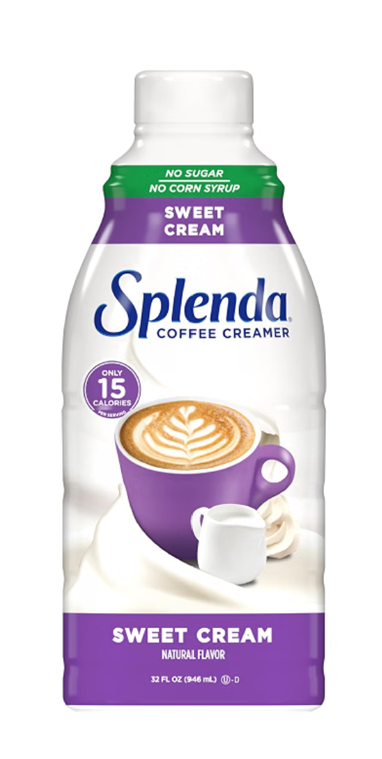 SPLENDA Sugar-Free Sweet Cream Coffee Creamer — kosher dairy OU certified