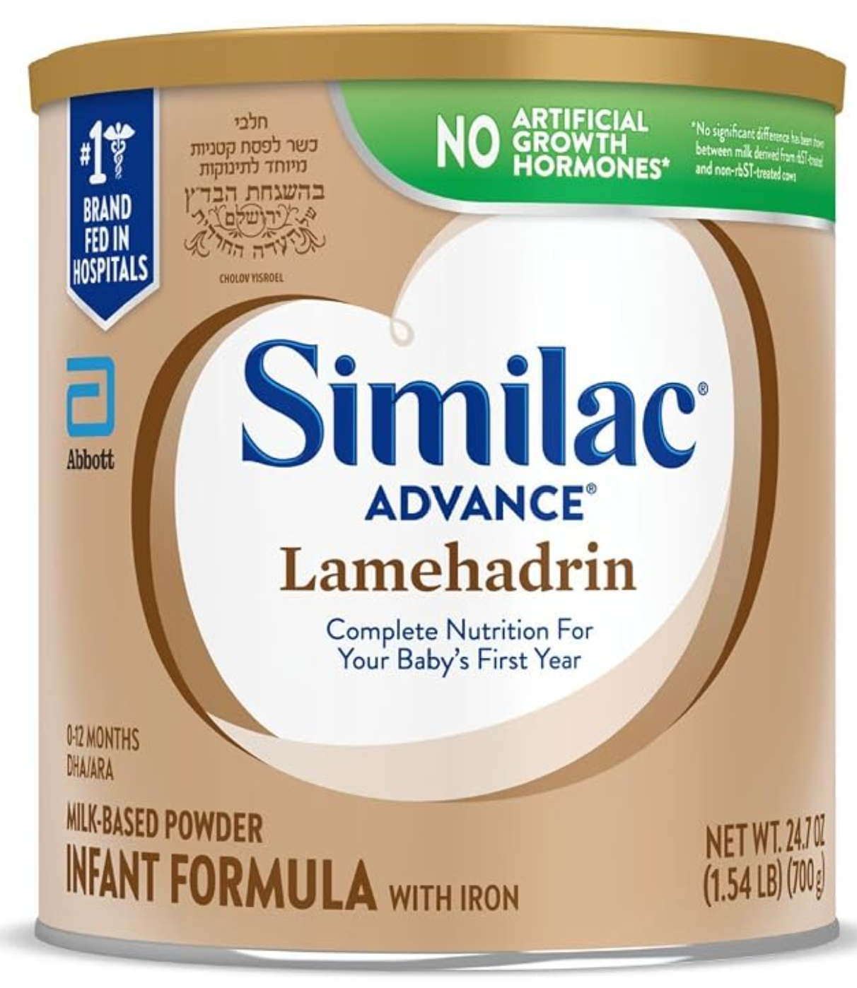 Similac Advance Lamehadrin Infant Formula — kosher baby formula on Amazon