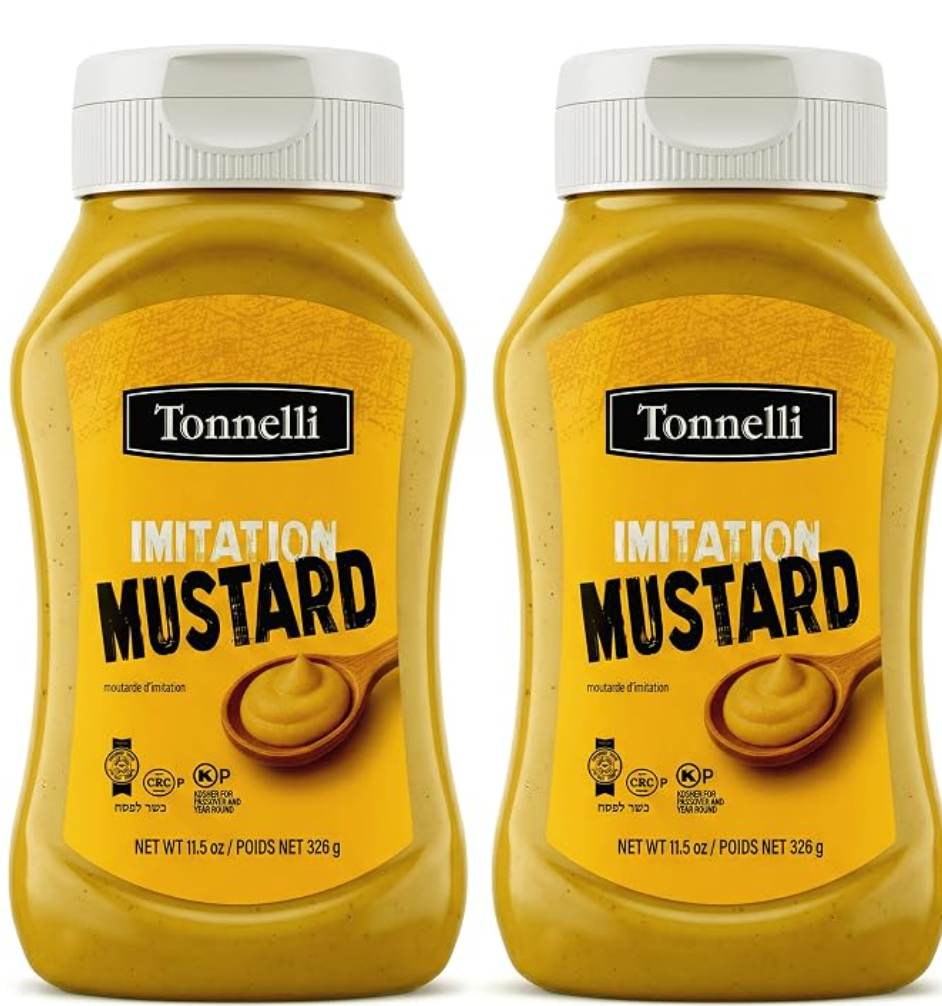 Tonnelli Imitation Mustard — kosher for Passover