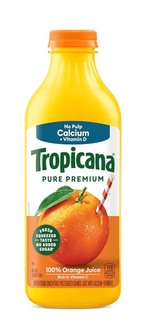 Tropicana Orange Juice with Calcium — kosher orange juice on Amazon