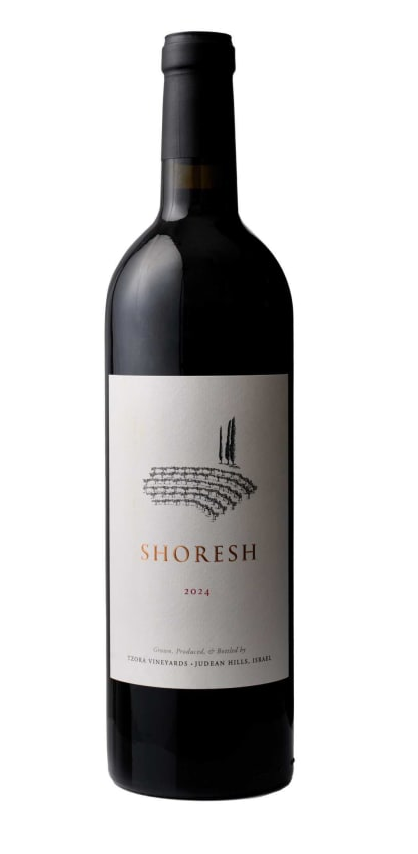 Tzora Shoresh Red — kosher red wine blend from the Judean Hills