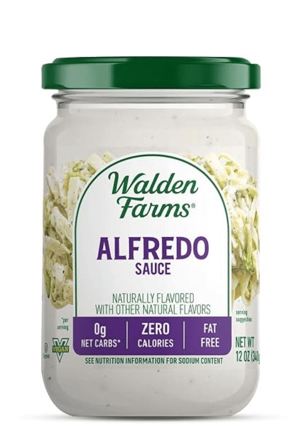 Walden Farms Alfredo Sauce — kosher pareve zero-calorie pasta sauce