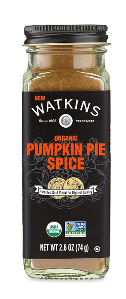 Watkins Organic Pumpkin Pie Spice — kosher baking spice blend