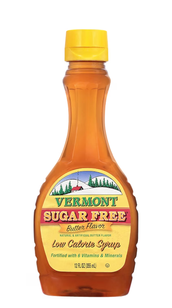 Zero Sugar Butter Pancake Syrup — kosher zero sugar syrup for breakfast