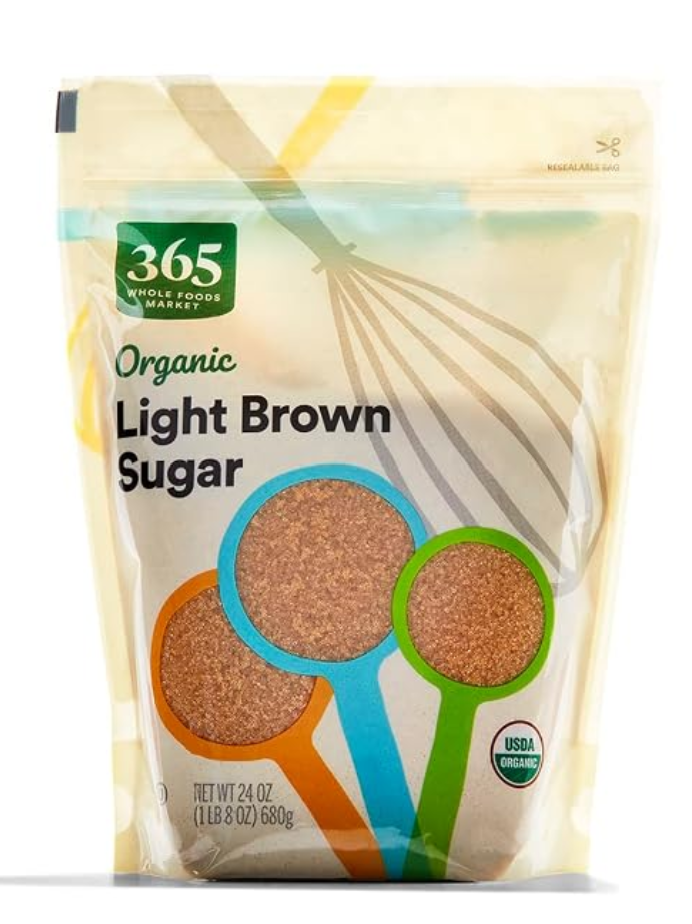 365 Organic Light Brown Sugar — brown sugar for a Hanukkah gingerbread house