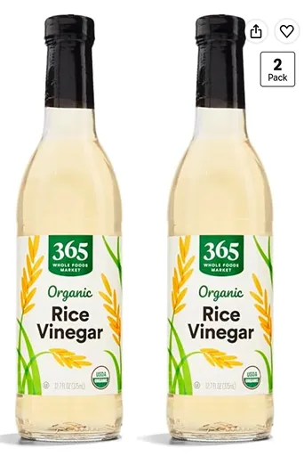 365 by Whole Foods Market Organic Rice Vinegar — kosher pantry staple for Asian cooking