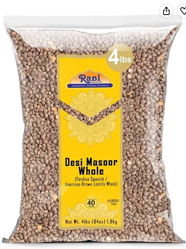 American Brown Lentils — kosher lentils for soup and rice dishes