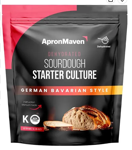 Apron Maven Premium German Bavarian Heirloom Sourdough Starter Culture — sourdough starter for baking