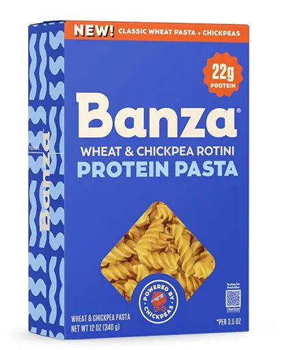 Banza Rotini Pasta Made from Wheat and Chickpeas — kosher pasta