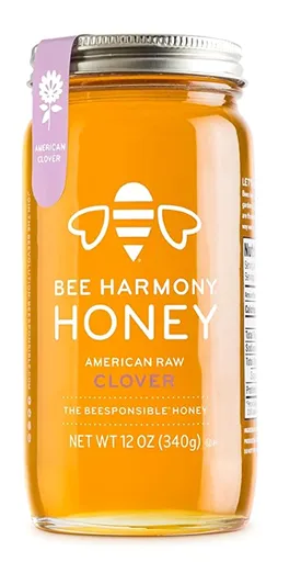 Bee Harmony American Raw Clover Honey — kosher honey for Passover